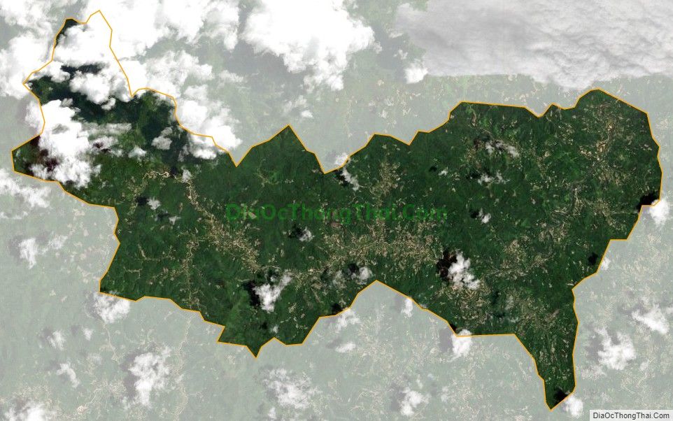 Bản đồ vệ tinh xã Yên Lỗ, huyện Bình Gia