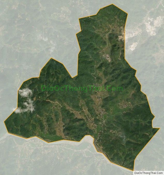 Bản đồ vệ tinh xã Bình Trung, huyện Cao Lộc