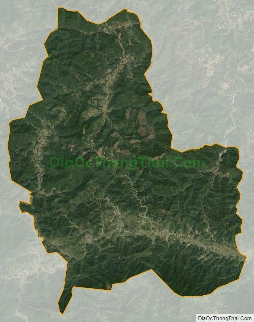 Bản đồ vệ tinh xã Cao Lâu, huyện Cao Lộc