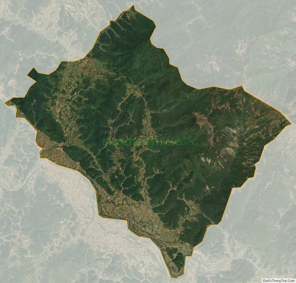 Bản đồ vệ tinh xã Gia Cát, huyện Cao Lộc