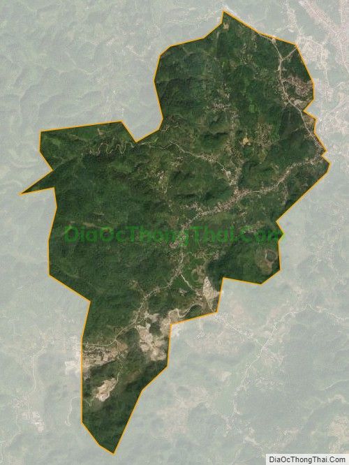 Bản đồ vệ tinh xã Hồng Phong, huyện Cao Lộc