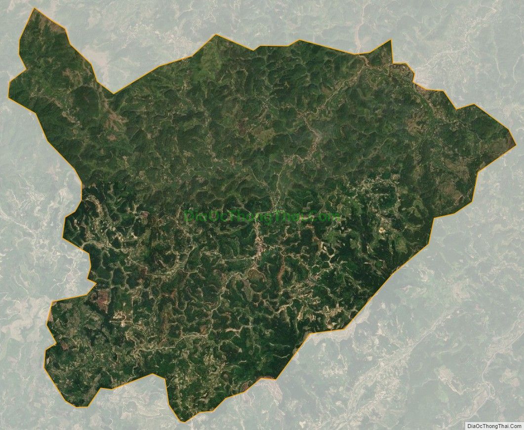 Bản đồ vệ tinh xã Tân Thành, huyện Cao Lộc
