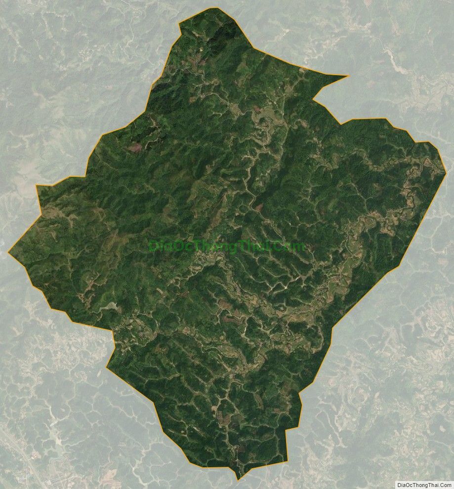 Bản đồ vệ tinh xã Thạch Đạn, huyện Cao Lộc