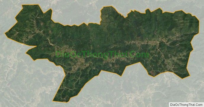 Bản đồ vệ tinh xã Thanh Lòa, huyện Cao Lộc