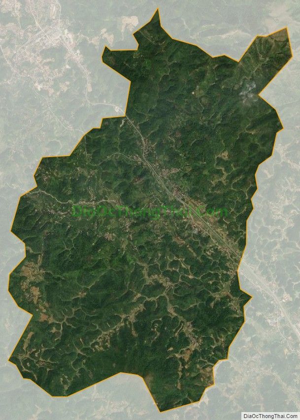 Bản đồ vệ tinh xã Thụy Hùng, huyện Cao Lộc