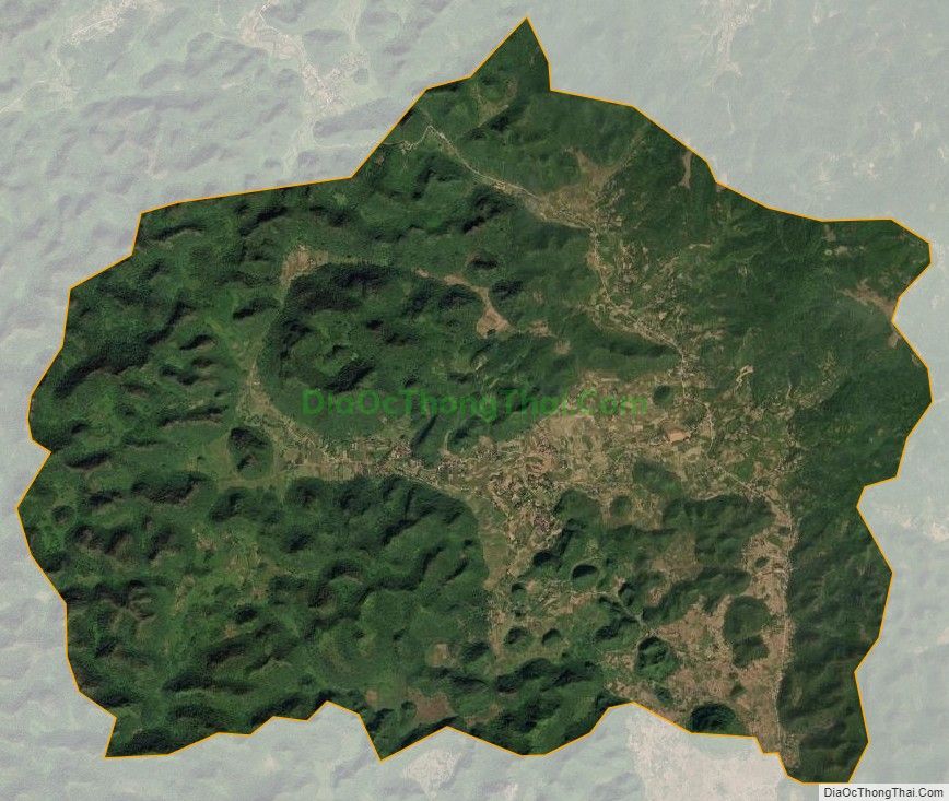 Bản đồ vệ tinh xã Bằng Hữu, huyện Chi Lăng
