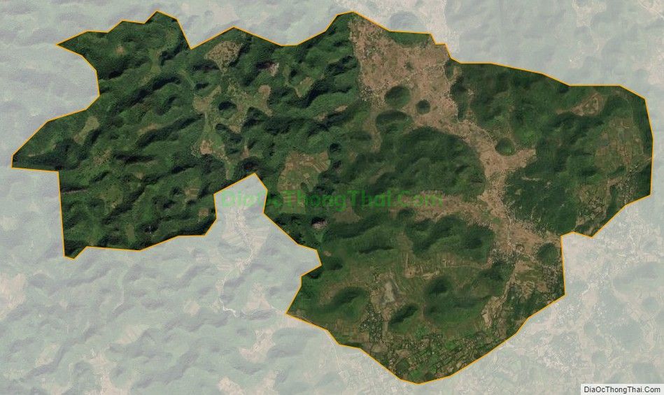 Bản đồ vệ tinh xã Bằng Mạc, huyện Chi Lăng