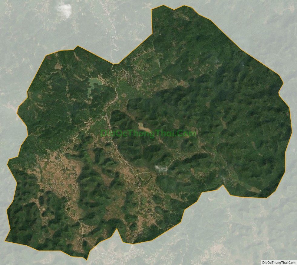 Bản đồ vệ tinh xã Gia Lộc, huyện Chi Lăng