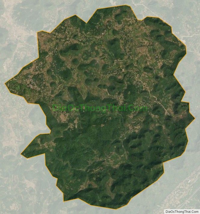 Bản đồ vệ tinh xã Hòa Bình, huyện Chi Lăng