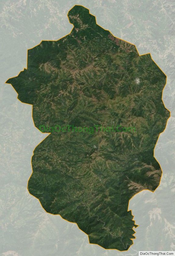 Bản đồ vệ tinh xã Hữu Kiên, huyện Chi Lăng