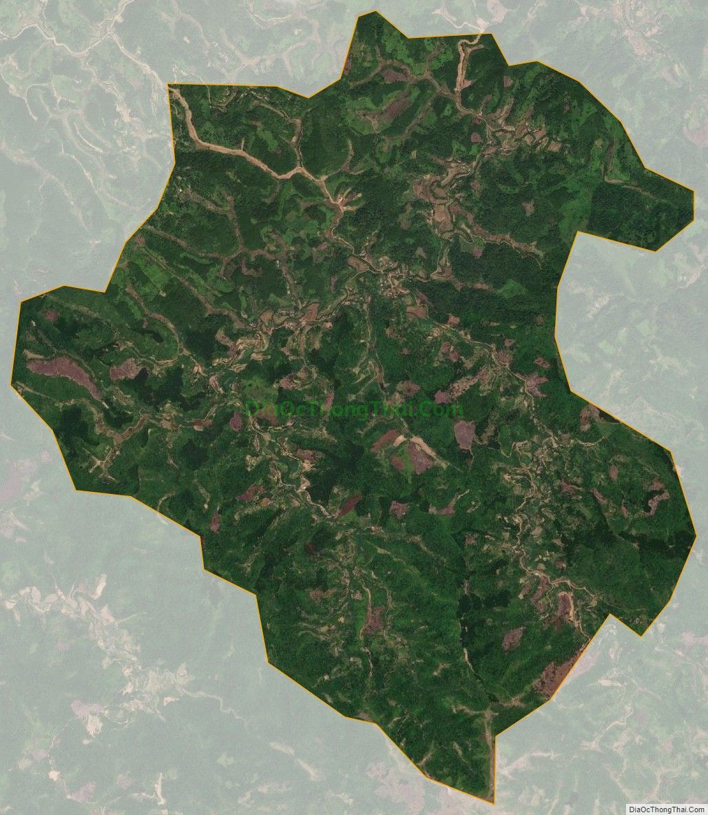 Bản đồ vệ tinh xã Liên Sơn, huyện Chi Lăng