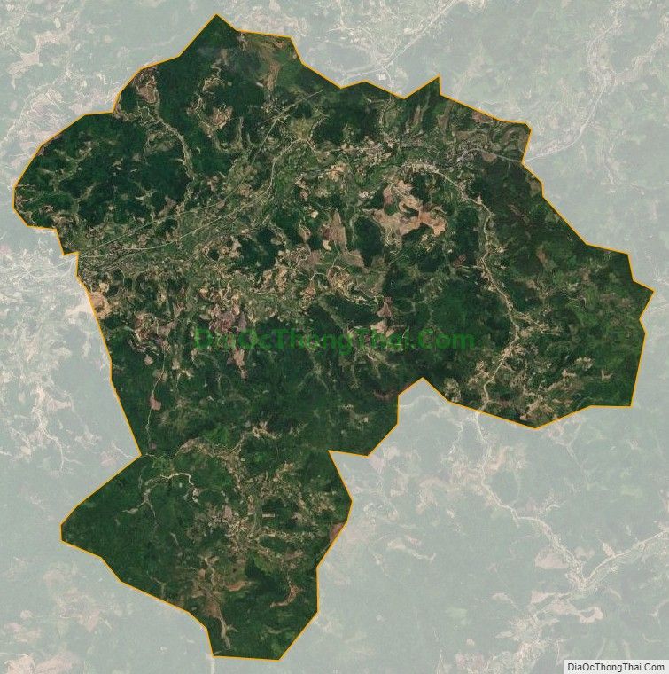 Bản đồ vệ tinh xã Nhân Lý, huyện Chi Lăng