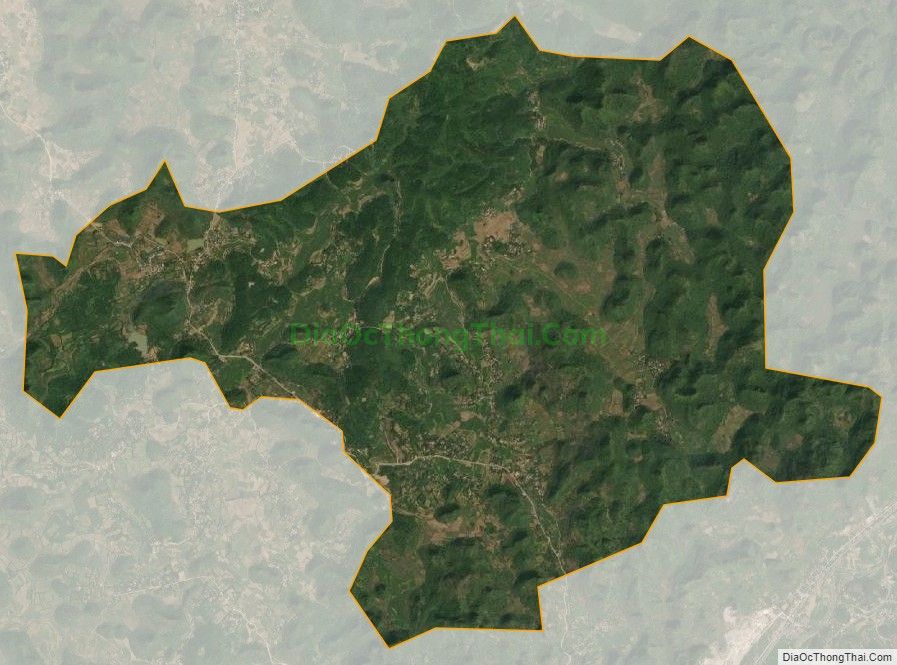 Bản đồ vệ tinh xã Thượng Cường, huyện Chi Lăng