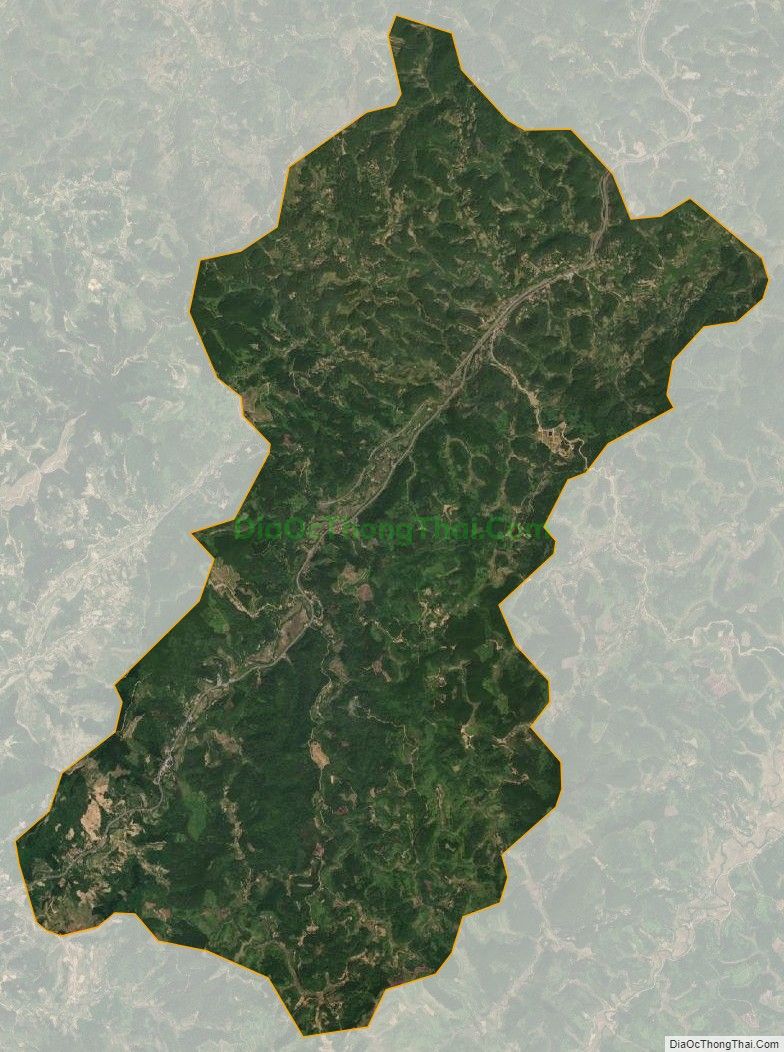 Bản đồ vệ tinh xã Vân Thủy, huyện Chi Lăng