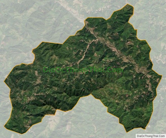 Bản đồ vệ tinh xã Bắc Lãng, huyện Đình Lập