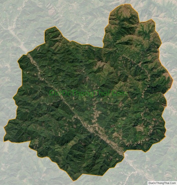 Bản đồ vệ tinh xã Châu Sơn, huyện Đình Lập