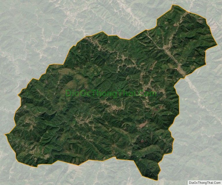Bản đồ vệ tinh xã Cường Lợi, huyện Đình Lập
