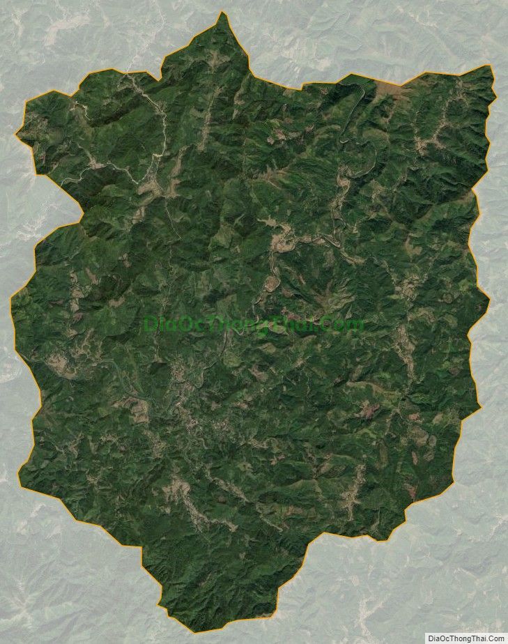 Bản đồ vệ tinh xã Lâm Ca, huyện Đình Lập