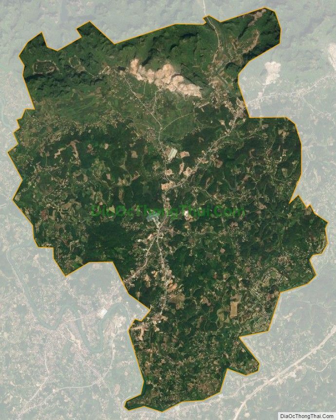Bản đồ vệ tinh xã Đồng Tân, huyện Hữu Lũng