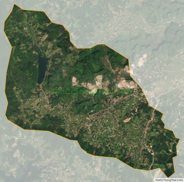 Bản đồ vệ tinh xã Đồng Tiến, huyện Hữu Lũng
