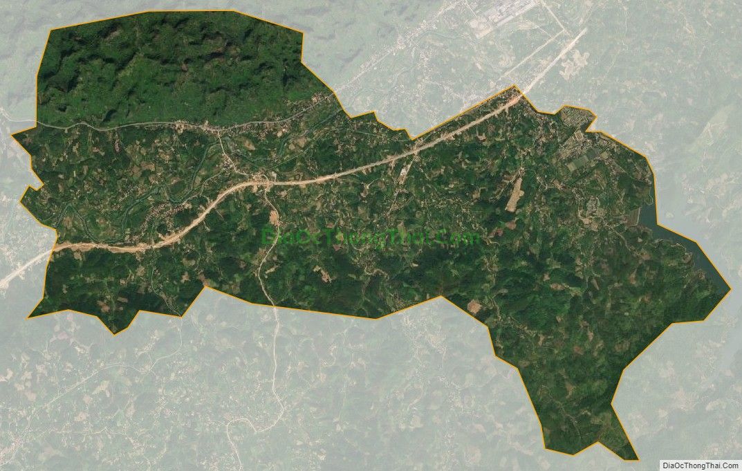 Bản đồ vệ tinh xã Hòa Lạc, huyện Hữu Lũng