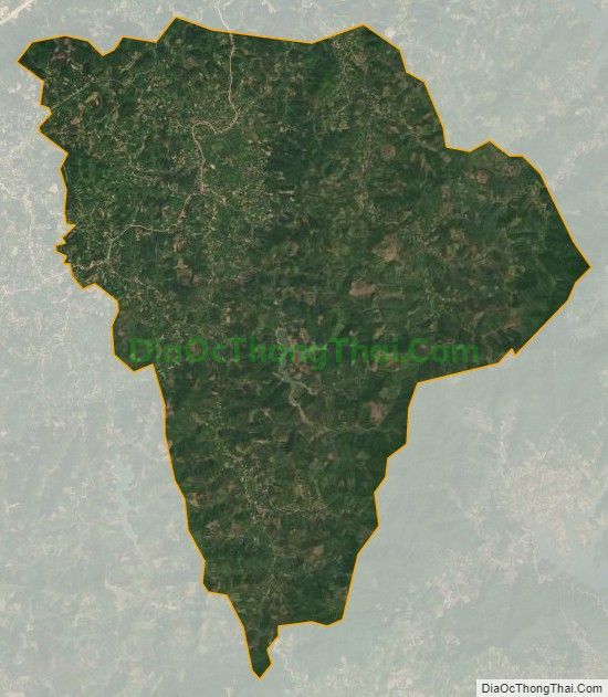 Bản đồ vệ tinh xã Hòa Sơn, huyện Hữu Lũng