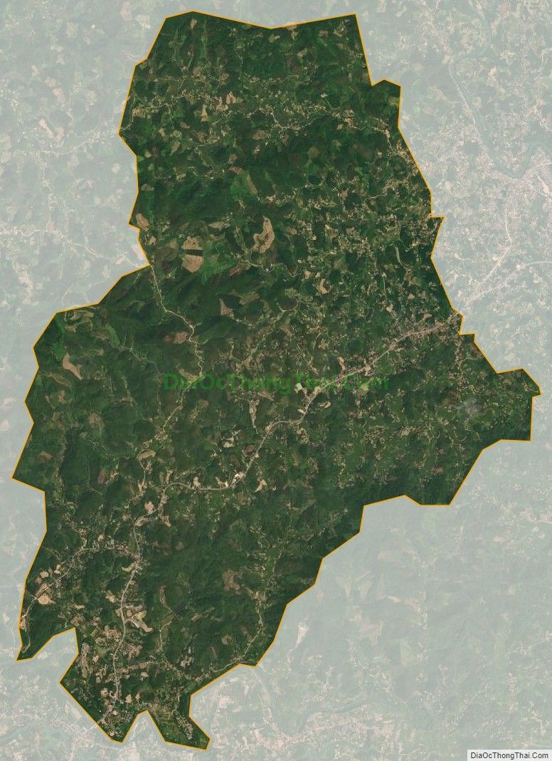Bản đồ vệ tinh xã Minh Sơn, huyện Hữu Lũng