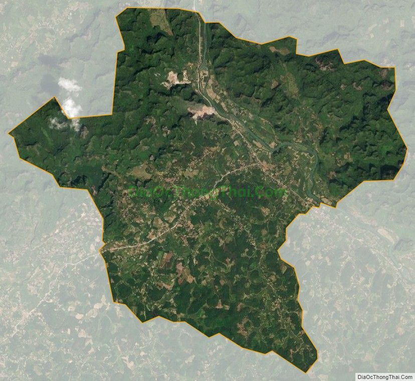 Bản đồ vệ tinh xã Minh Tiến, huyện Hữu Lũng