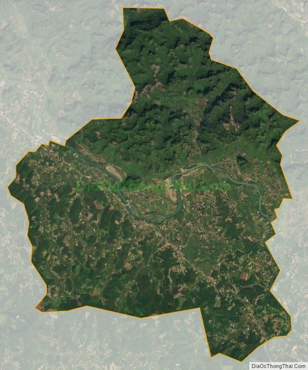 Bản đồ vệ tinh xã Nhật Tiến, huyện Hữu Lũng