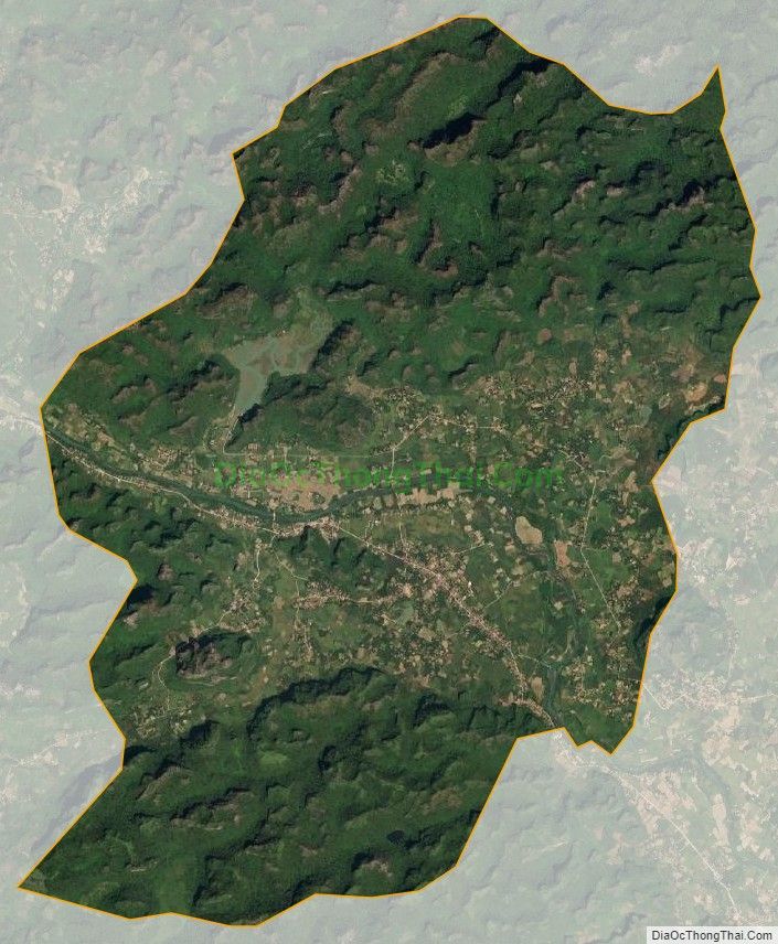 Bản đồ vệ tinh xã Quyết Thắng, huyện Hữu Lũng