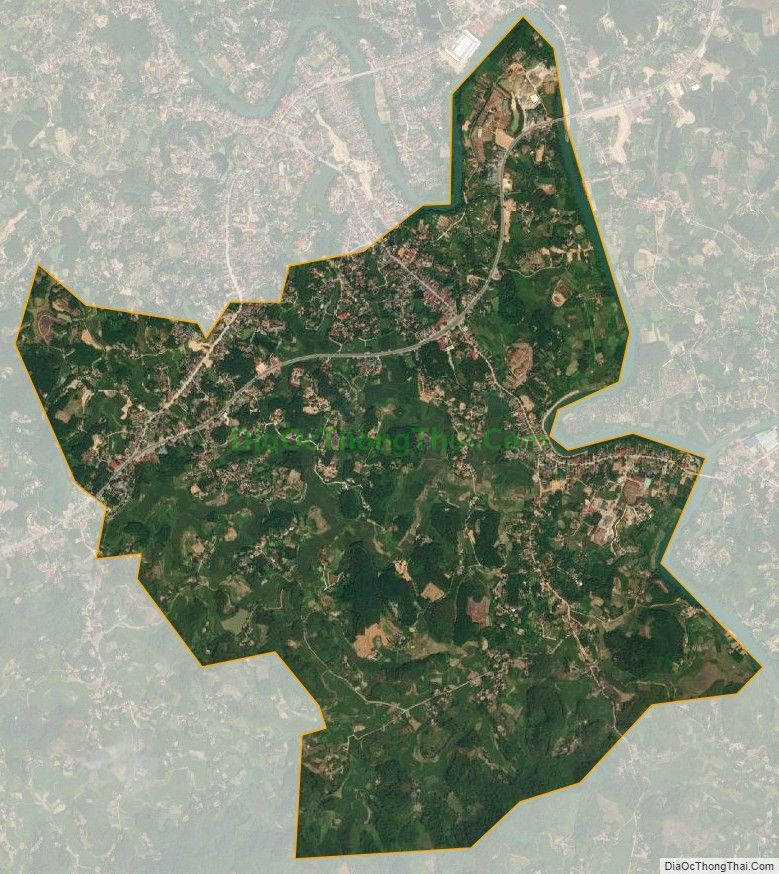 Bản đồ vệ tinh xã Sơn Hà, huyện Hữu Lũng