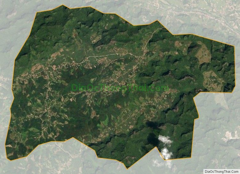 Bản đồ vệ tinh xã Tân Lập (cũ), huyện Hữu Lũng