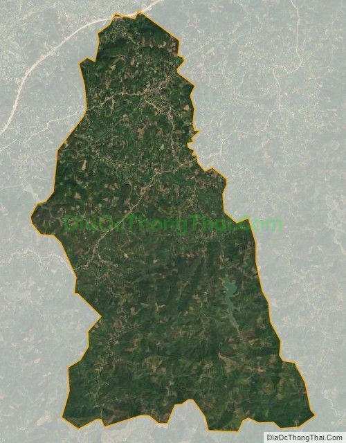 Bản đồ vệ tinh xã Tân Thành, huyện Hữu Lũng