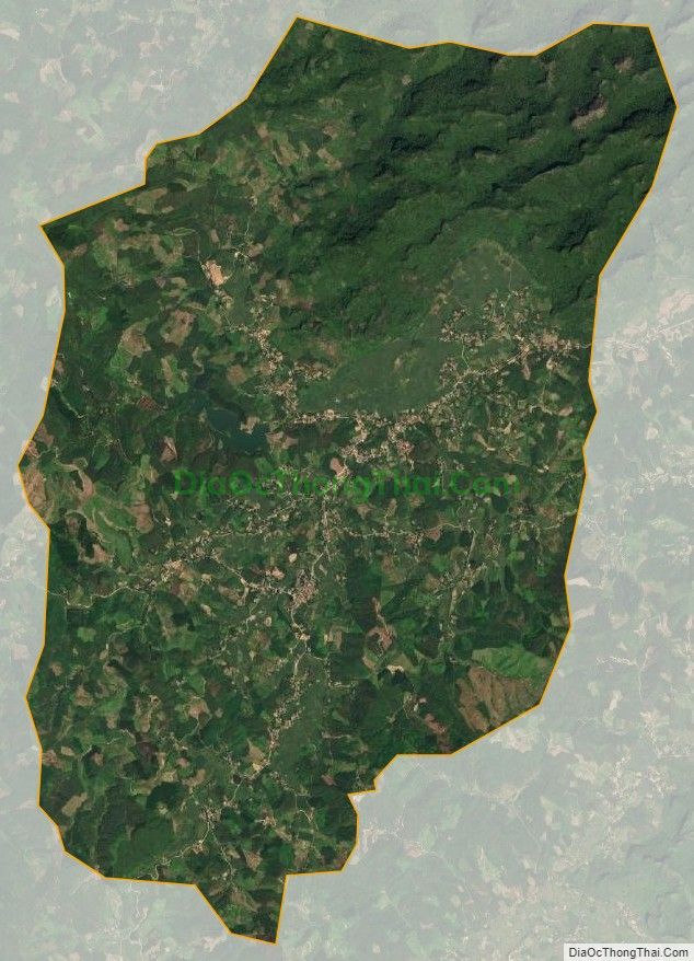 Bản đồ vệ tinh xã Thiện Kỵ (cũ), huyện Hữu Lũng