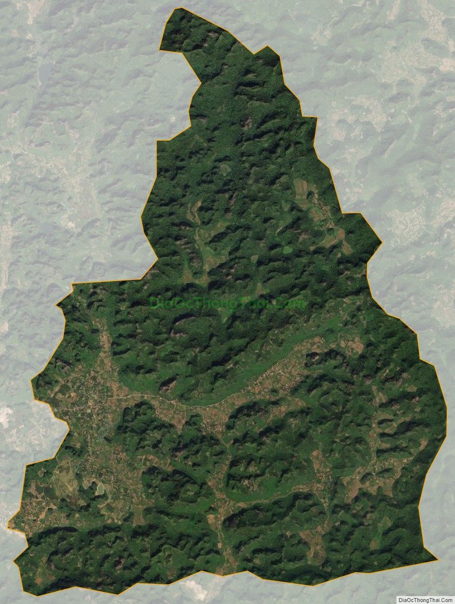 Bản đồ vệ tinh xã Yên Sơn, huyện Hữu Lũng