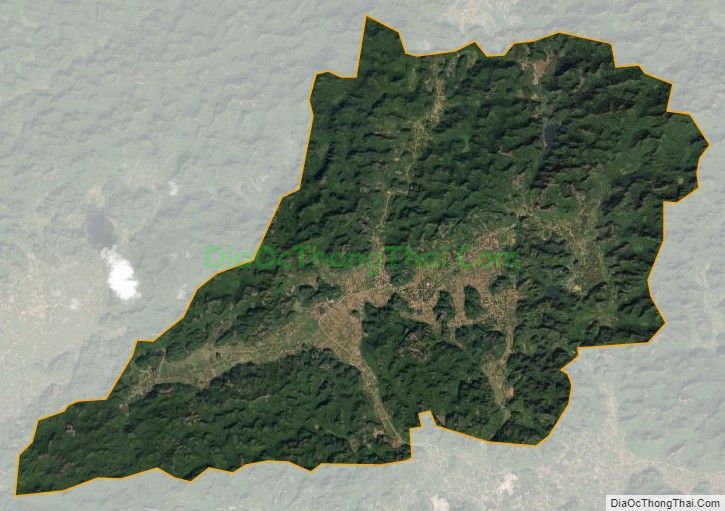 Bản đồ vệ tinh xã Yên Thịnh, huyện Hữu Lũng