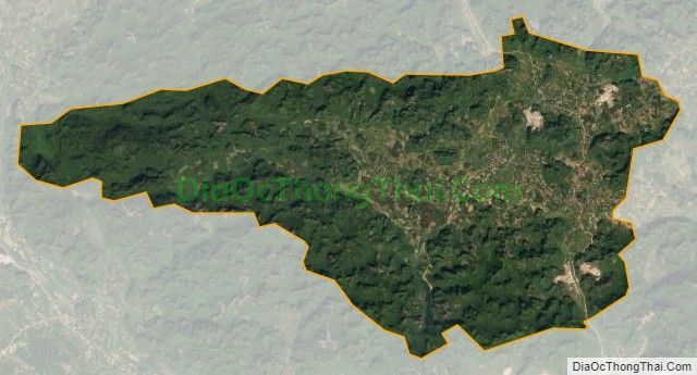 Bản đồ vệ tinh xã Yên Vượng, huyện Hữu Lũng
