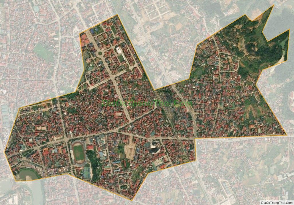 Bản đồ vệ tinh phường Hoàng Văn Thụ, thành phố Lạng Sơn