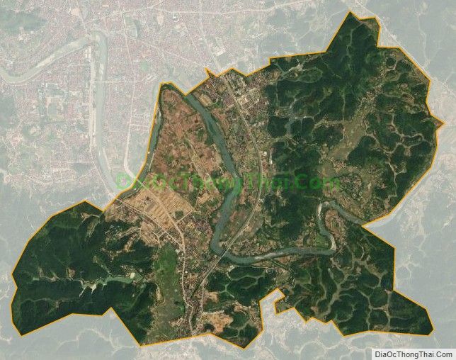 Bản đồ vệ tinh xã Mai Pha, thành phố Lạng Sơn