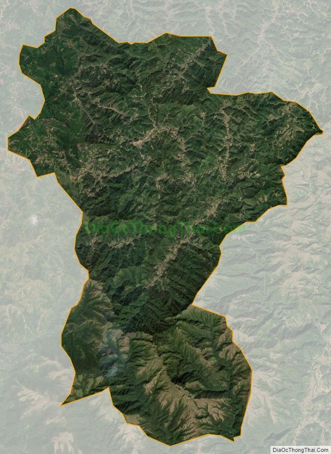 Bản đồ vệ tinh xã Hữu Lân, huyện Lộc Bình