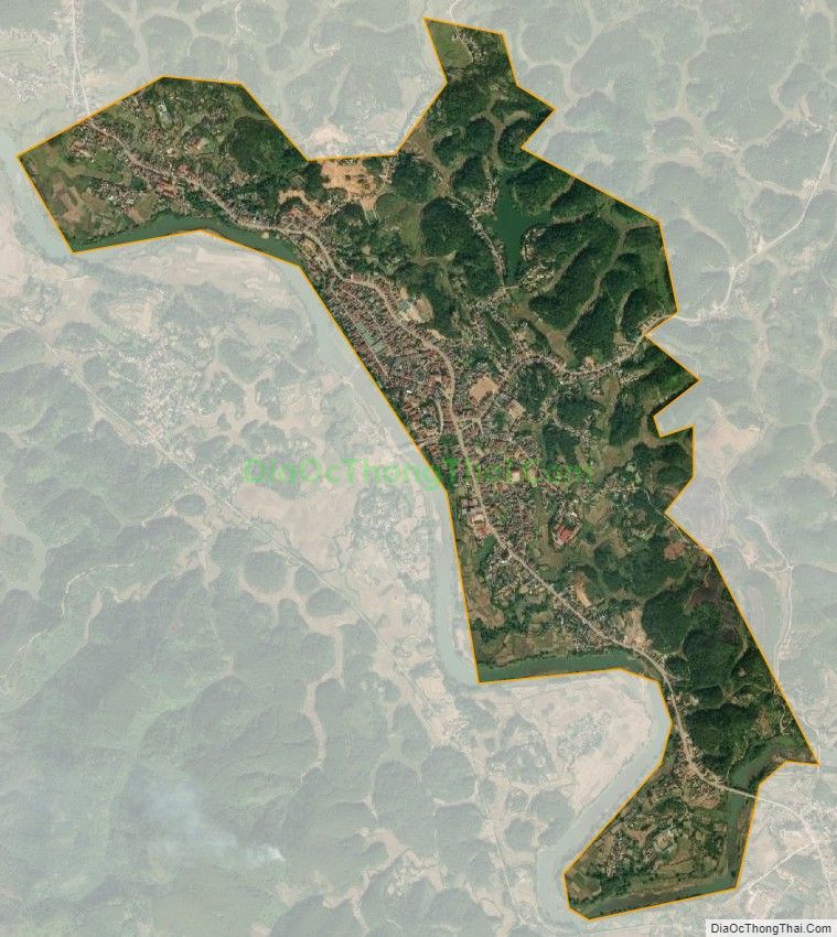 Bản đồ vệ tinh Thị trấn Lộc Bình, huyện Lộc Bình