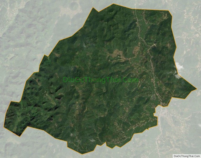 Bản đồ vệ tinh xã Bình Phúc, huyện Văn Quan