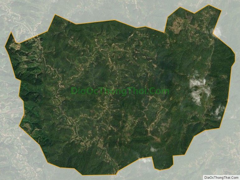 Bản đồ vệ tinh xã Hòa Bình, huyện Văn Quan