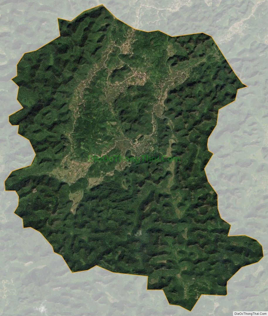 Bản đồ vệ tinh xã Hữu Lễ, huyện Văn Quan