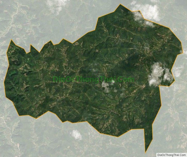 Bản đồ vệ tinh xã Phú Mỹ (cũ), huyện Văn Quan