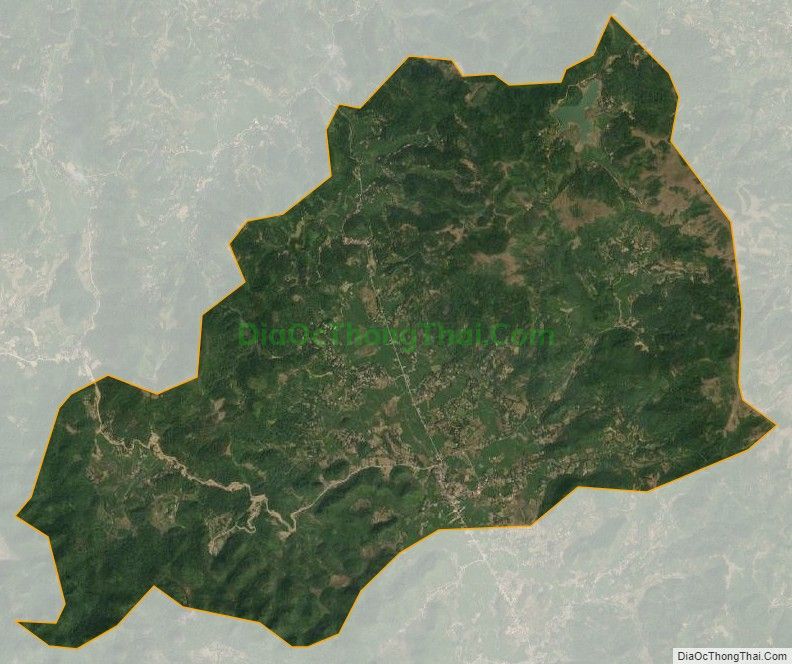 Bản đồ vệ tinh xã Tân Đoàn, huyện Văn Quan