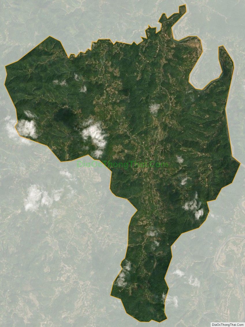 Bản đồ vệ tinh xã Trấn Ninh, huyện Văn Quan