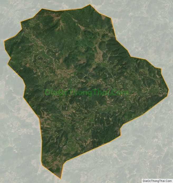 Bản đồ vệ tinh xã Tràng Các, huyện Văn Quan