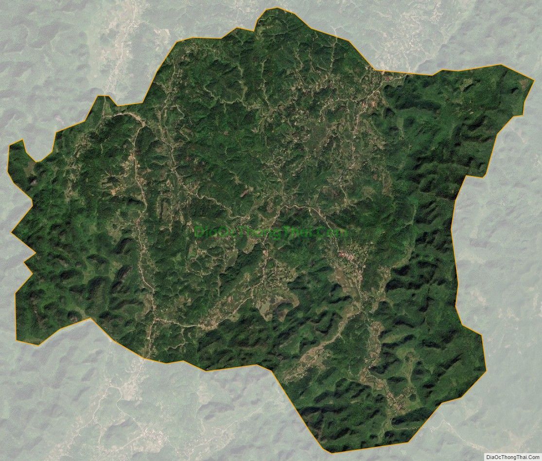 Bản đồ vệ tinh xã Tri Lễ, huyện Văn Quan