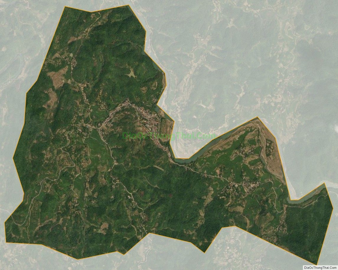 Bản đồ vệ tinh xã Văn An (cũ), huyện Văn Quan